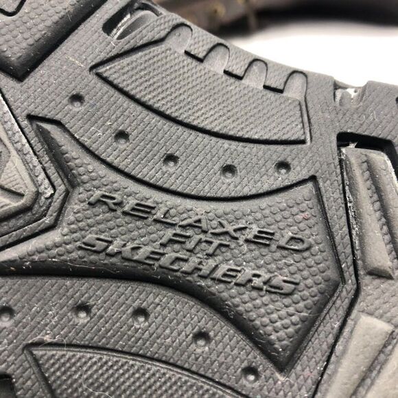 Skechers Relaxed Fit Mens Brown Leather Lace Up Casual Shoes Memory Foam Size 13 - Picture 12 of 13